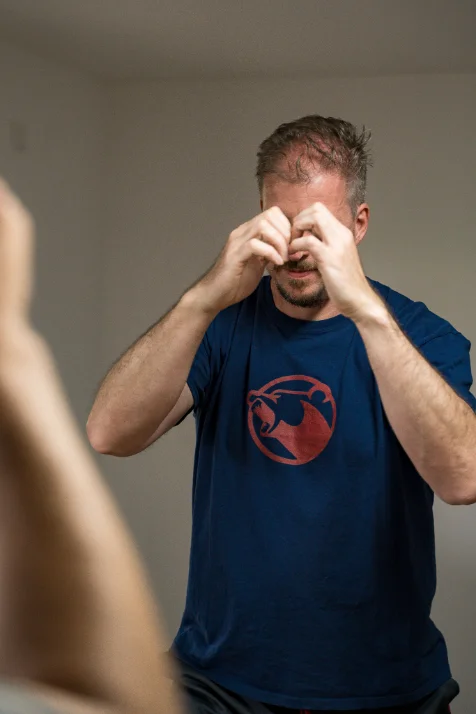 Deckung und Grundhaltung im Training